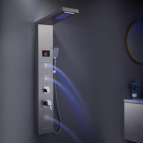 MENATT LED Shower Panel 5-in-1 view 2