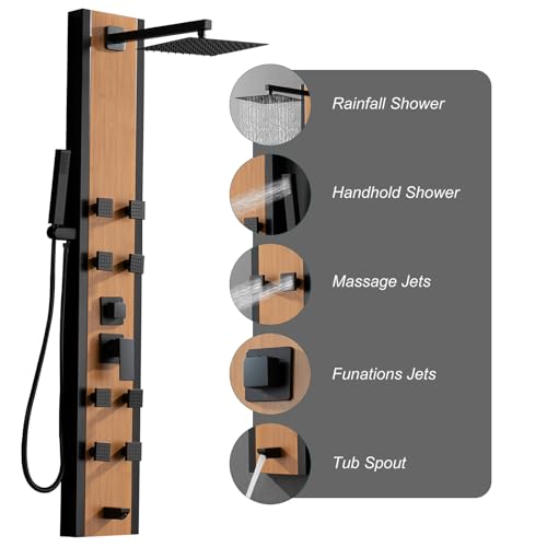 BWE Stainless Steel Shower Panel view 2