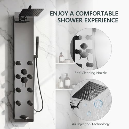 Greenspring Shower Panel - Adjustable view 4