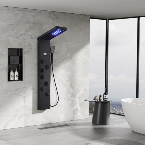 MENATT 5-in-1 LED Shower Panel view 4