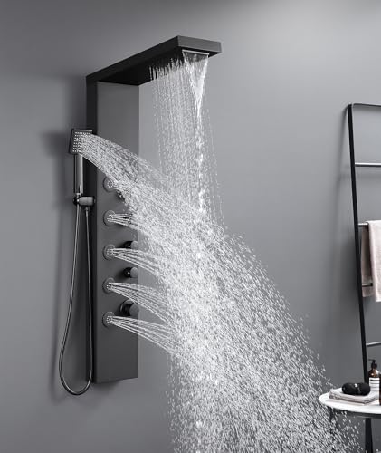 ROVATE 4-in-1 Rainfall Waterfall Shower