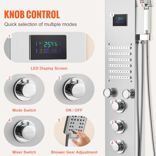VEVOR Shower Panel Tower System view 5