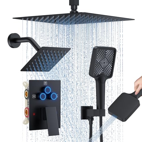 Shower Faucet Set 12" Ceiling