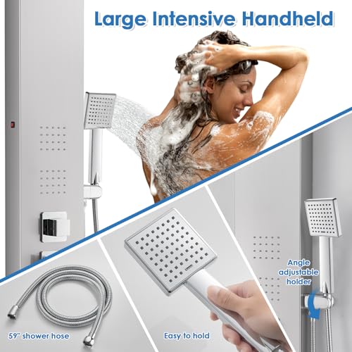 ROVOGO LED Shower Panel Tower view 4