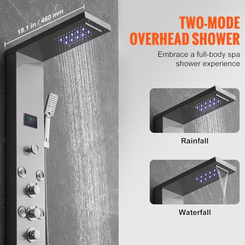 VEVOR Shower Panel 6 Shower view 3